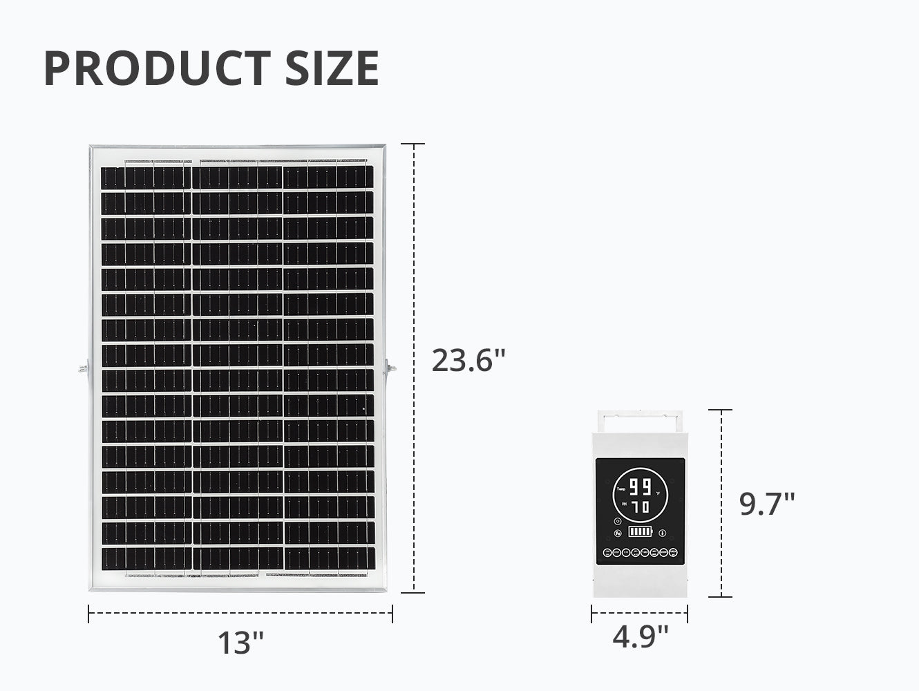 Extra 40W Solar Panel for Ventallion Solar Ceiling Fans