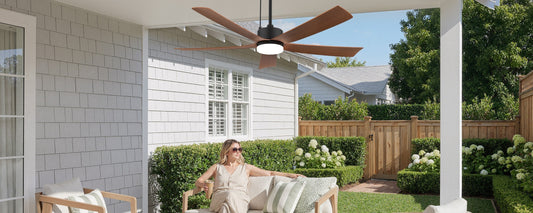 Pergola ceiling fan guide showing clearance mounting and airflow considerations