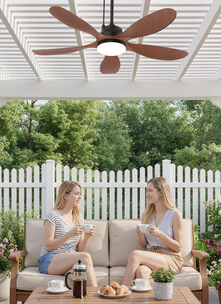42 inch outdoor ceiling fan with light for backyard patio relaxation