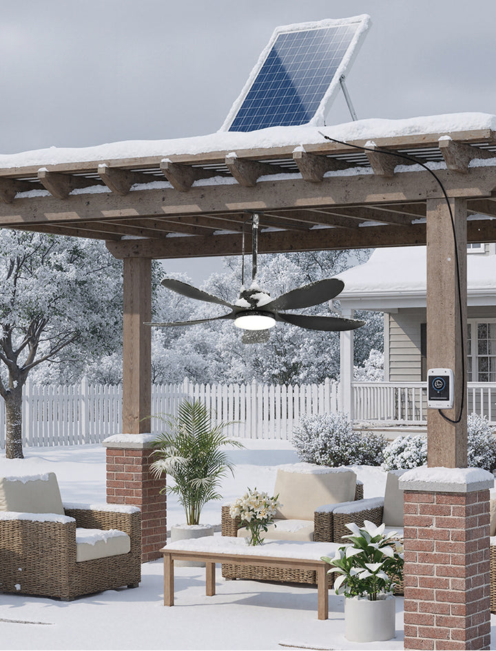42 inch outdoor ceiling fan with light for cooler season covered outdoor use