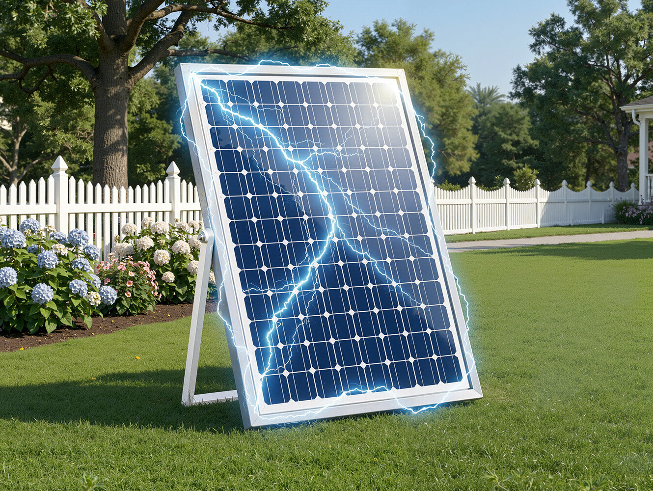 solar panel placement for covered patio ceiling fan