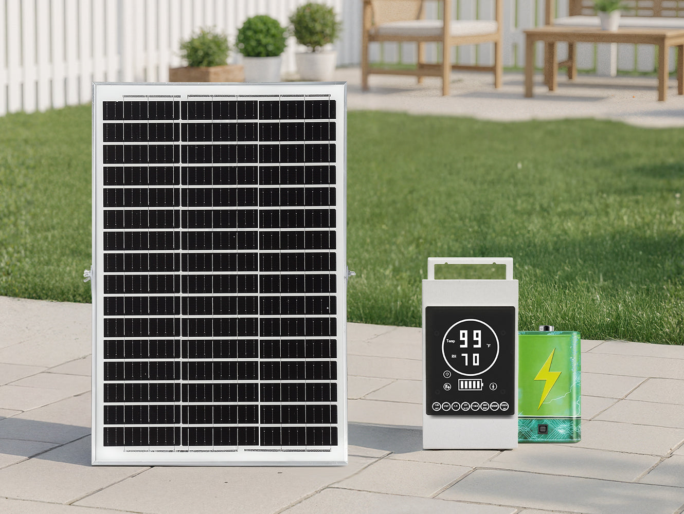 Extra 40W Solar Panel for Ventallion Solar Ceiling Fans