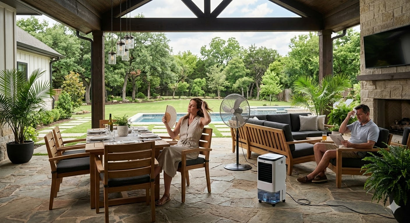 Finished backyard pergola designed for outdoor dining and relaxation.